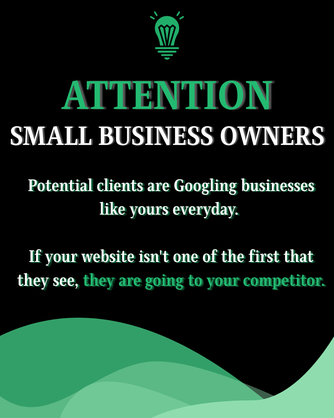 Attention small business owners — potential clients are Googling you every day