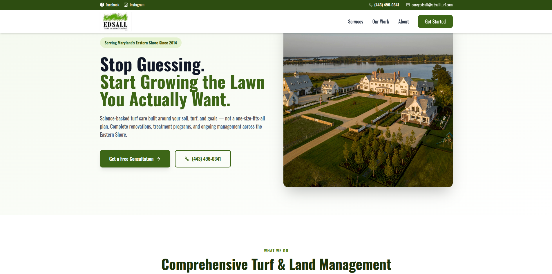 Edsall Turf Management new website